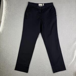 Wildfang Trouser Ace Collection Women’s Sz 6 Blue Flap Pockets Pants 30x28